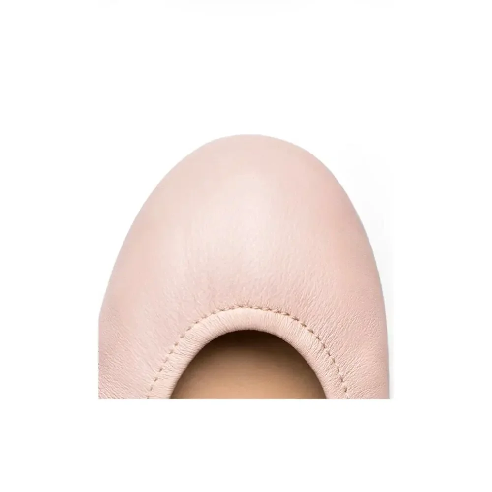 Tieks Matte Pink Italian Leather Ballet Flats 8 New Without Box